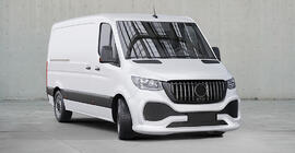 Mercedes Sprinter W907/W910 2018- Frontstoßstange mit ABS-Grill (grundiert zum Lackieren) Foto 7