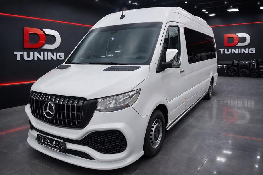 Mercedes Sprinter W907/W910 2018- Frontstoßstange mit ABS-Grill (grundiert zum Lackieren) Image