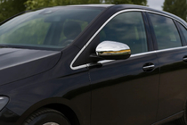 Mercedes B-class W247 2019- Spiegelabdeckungen (2 Stk, Edelstahl) Foto 1