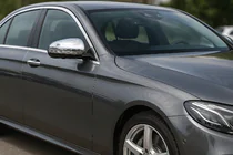 Mercedes E-class W213 2016-2023 Spiegelabdeckungen (2 Stk, Edelstahl) Foto 1