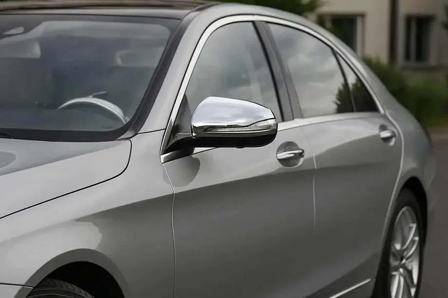 Mercedes S-class W222 2013-2022 Spiegelabdeckungen (2 Stk, Edelstahl) Image