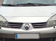Renault Scenic/Grand 2003-2009 Grillabdeckungen (4 Stk, Edelstahl) Foto 1
