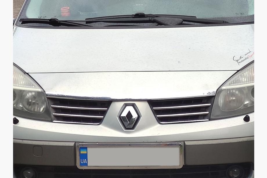 Renault Scenic/Grand 2003-2009 Grillabdeckungen (4 Stk, Edelstahl) Image