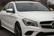 Mercedes CLA C117 2013-2019 Spiegelabdeckungen (2 Stk, Edelstahl) Foto 3
