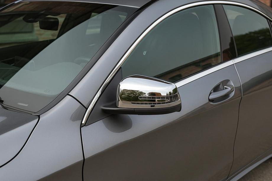 Mercedes CLA C117 2013-2019 Spiegelabdeckungen (2 Stk, Edelstahl) Image