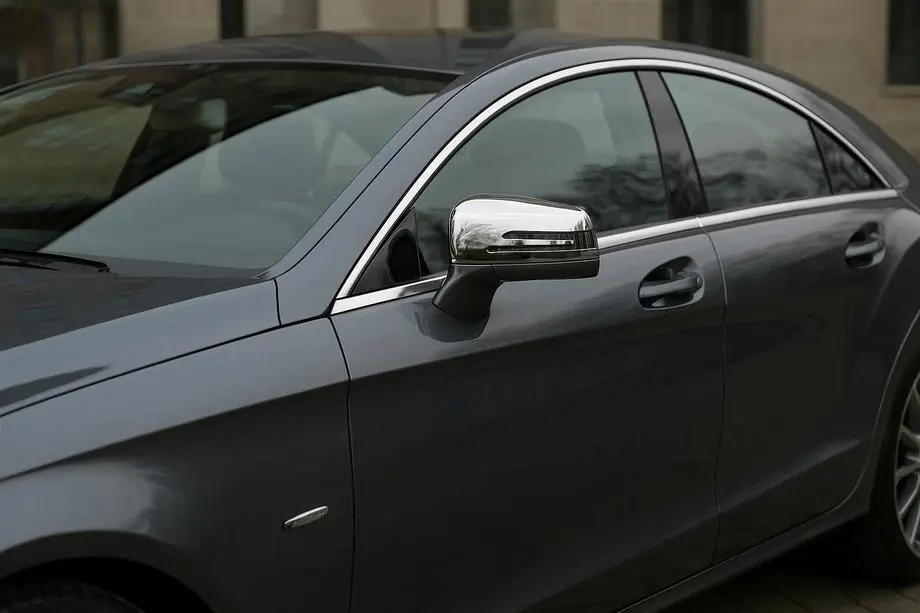 Mercedes CLS C218 2011-2018 Spiegelabdeckungen (2 Stk, Edelstahl) Image