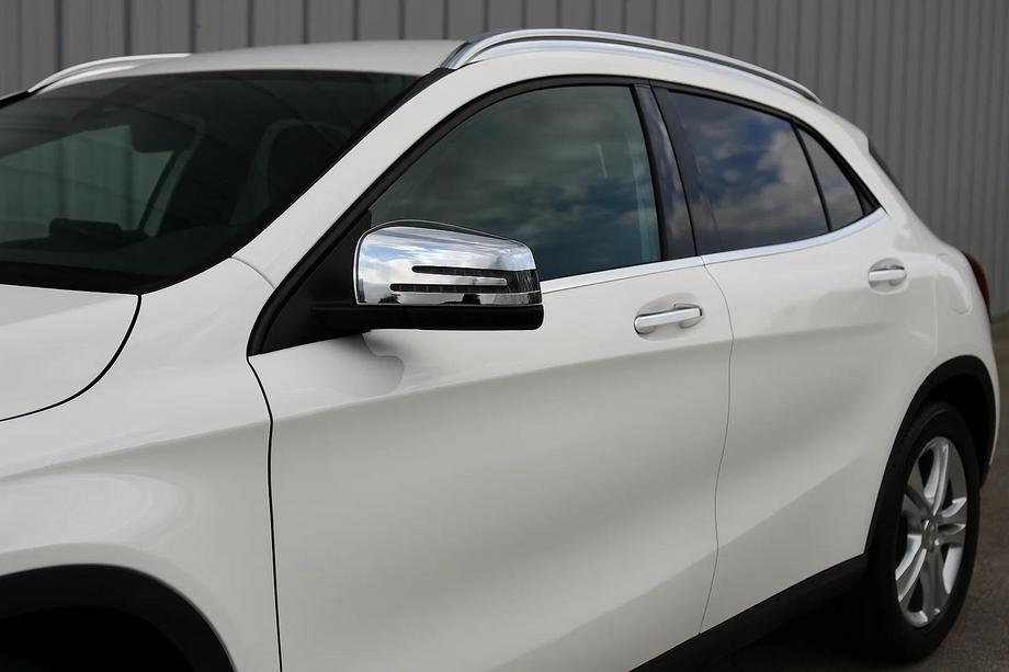 Mercedes GLA X156 2014-2019 Spiegelabdeckungen (2 Stk, Edelstahl) Image