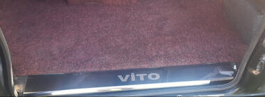 Mercedes Vito W638 1996-2003 Einstiegsleisten Edelstahl innen Carmos V1 (3 Stk) Foto 6