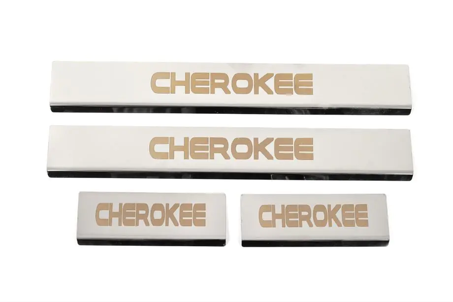 Jeep Grand Cherokee WK2 2010-2021 Einstiegsleisten V-2 (4 Stk, Edelstahl) Image