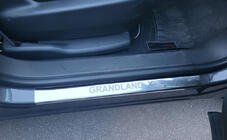 Opel Grandland X 2017- Einstiegsleisten Abdeckungen (4 Stk, Edelstahl) Foto 4