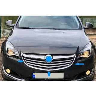 Chrom Kühlergrill Blenden (2014-2017, Edelstahl) Foto 3
