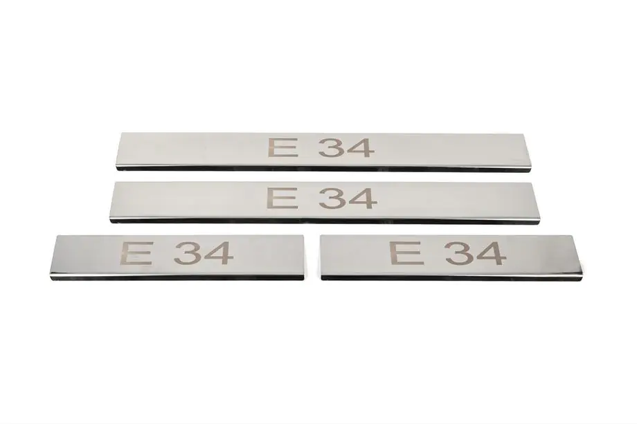 BMW 5 Series E34 1988-1995 Einstiegsleisten Abdeckungen (4 Stk, Carmos V3) Image