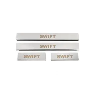 Einstiegsleisten Abdeckung (4 Stk, Edelstahl) Suzuki Swift 2005-2010 Foto 1