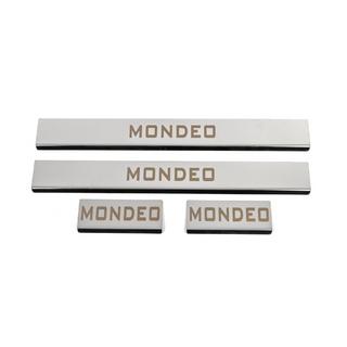 Einstiegsleisten Abdeckung (4 Stk, Edelstahl) Ford Mondeo 2014-2022 Foto 1