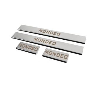Einstiegsleisten Abdeckung (4 Stk, Edelstahl) Ford Mondeo 2014-2022 Foto 2