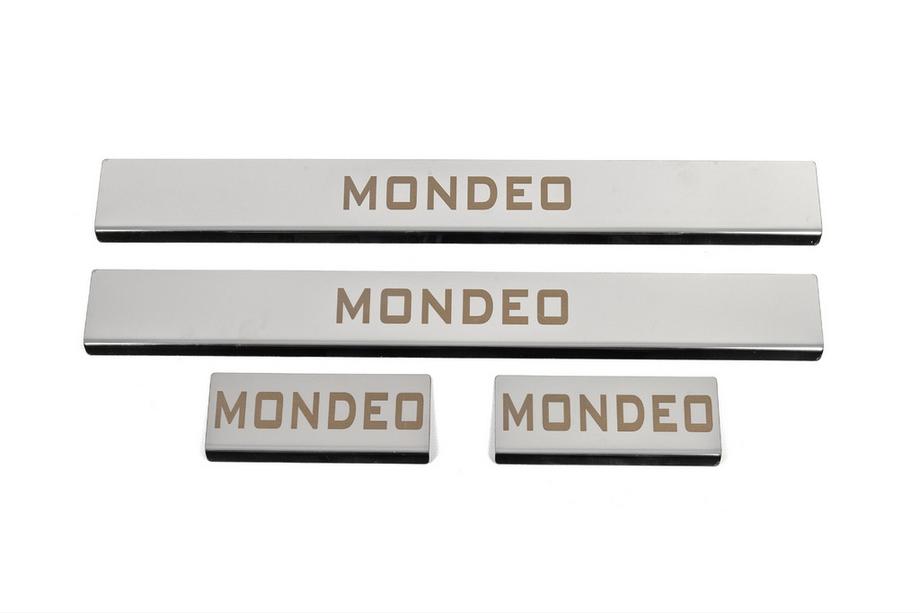 Ford Mondeo 2014-2022 Einstiegsleisten Abdeckung (4 Stk, Edelstahl) Image