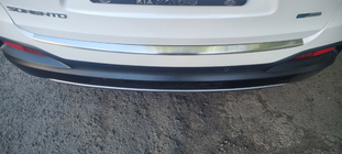 Kia Sorento III UM 2014-2020 Heckstoßstangenabdeckung Carmos Edelstahl Foto 1