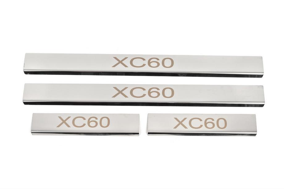 Volvo XC60 2017- Einstiegsleisten Abdeckung (4 Stk, Edelstahl) Image
