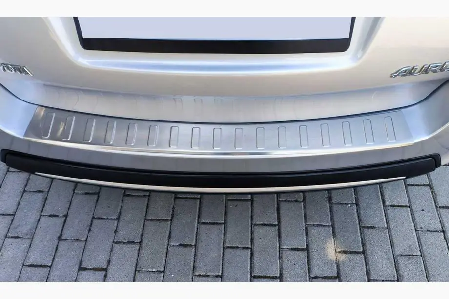 Toyota Auris 2012-2018 Heckstoßstangenabdeckung Carmos (SW) Edelstahl Foto 7