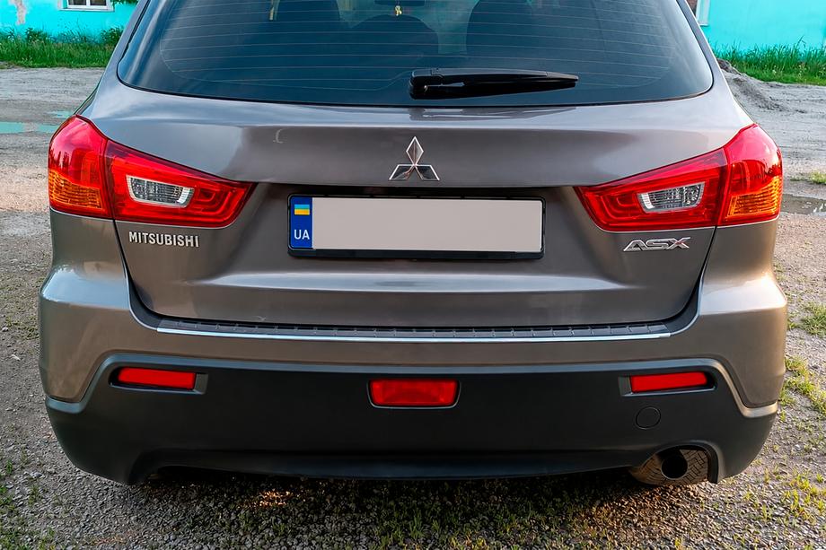 Mitsubishi ASX 2010-2023 Edelstahl-Ladekantenschutz hinten Carmos (2010-2019) Image