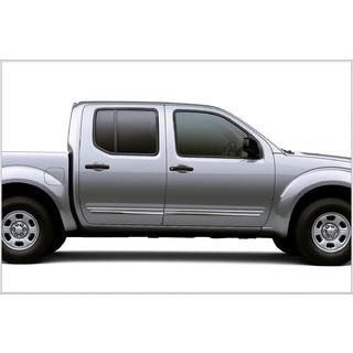 Türleisten Edelstahl (4 Stück) Nissan Navara 2006-2015 Foto 1