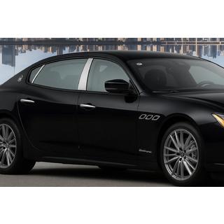 Edelstahl Türsäulen Abdeckungen (4 Stk) Maserati Quattroporte 2013-2023 Foto 1