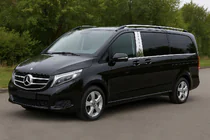 Mercedes Vito/V-class W447 2014- Edelstahl Türsäulen Abdeckungen (4 Stk) Foto 1