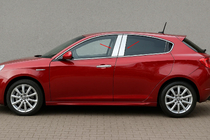 Alfa Romeo Giulietta 2010-2020 Edelstahl Türsäulen Abdeckungen (4 Stk) Foto 1