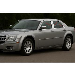 Edelstahl Türsäulen Abdeckungen (6 Stk) Chrysler C300 2004-2011 Foto 1