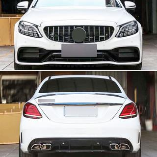 Bodykit mit Diffusor (AMG C63-Design 2018-2021) Mercedes C-сlass W205 2014-2021 Foto 3