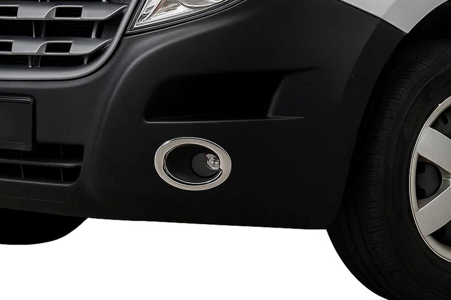Opel Movano 2010-2021 Nebelscheinwerfer Blenden Carmos (2 Stk., Edelstahl) Image