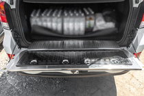 Toyota Land Cruiser 200 2007-2021 Edelstahl Kofferraum Einsätze Set Foto 7
