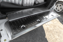 Toyota Land Cruiser 200 2007-2021 Edelstahl Kofferraum Einsätze Set Foto 3