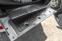 Toyota Land Cruiser 200 2007-2021 Edelstahl Kofferraum Einsätze Set Foto 1