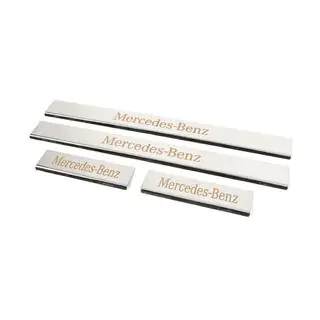 Einstiegsleisten Carmos (4 Stk, Edelstahl) Mercedes C-class W204 2007-2015 Foto 2