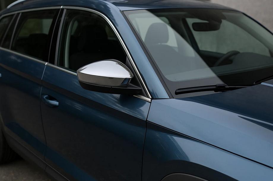 Skoda Kodiaq 2016-2023 Spiegelabdeckungen (2 Stk, Edelstahl) Carmos Image