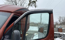 Volkswagen Crafter 2006-2016 Windabweiser (2 Stk, EuroCap, Chrom) Foto 1