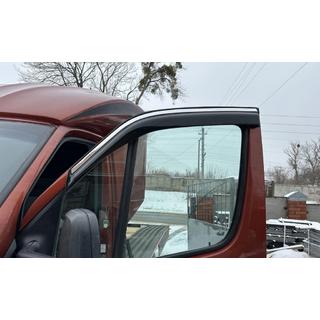 Windabweiser (2 Stk, EuroCap, Chrom) Volkswagen Crafter 2006-2016 Foto 1