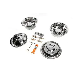 Edelstahl Radkappen OEM (2-teilige, 4 Stk) Iveco Daily 2014- Foto 2