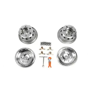 Edelstahl Radkappen OEM (2-teilige, 4 Stk) Iveco Daily 2014- Foto 4