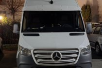Volkswagen Crafter 2006-2016 Frontscheibenblende am Rahmen (Weiß, 5mm) Foto 4