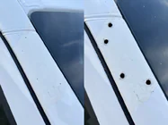 Mercedes Sprinter W907/W910 2018- Frontscheibenblende am Rahmen (Weiß, 5mm) Foto 7