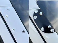 Mercedes Sprinter W907/W910 2018- Frontscheibenblende am Rahmen (Weiß, 5mm) Foto 8