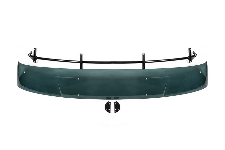 Volkswagen Crafter 2006-2016 Frontscheibenblende am Rahmen (schwarz glänzend, halbtransparent, 5mm) Image