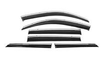 Toyota Land Cruiser Prado 150 2009-2023 Windabweiser mit Chromleisten Niken Luxury (6 Stk) Foto 2