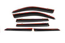 Toyota Land Cruiser Prado 150 2009-2023 Windabweiser mit Chromleisten Niken Luxury (6 Stk) Foto 4