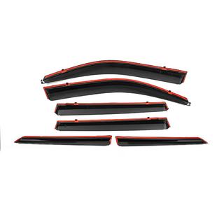 Windabweiser mit Chromleisten Niken Luxury (6 Stk) Toyota Land Cruiser Prado 150 2009-2023 Foto 4
