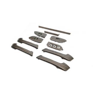 Set Zierleisten in Holzoptik (dunkel) Toyota Land Cruiser Prado 150 2009-2023 Foto 2