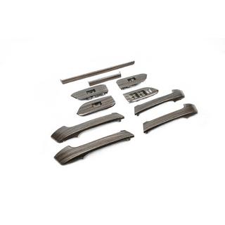Set Zierleisten in Holzoptik (dunkel) Toyota Land Cruiser Prado 150 2009-2023 Foto 3