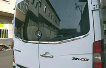 Mercedes Sprinter W906 2006–2018 Heckscheibenleiste Carmos (2 Stk, Edelstahl) Foto 1